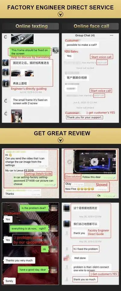 8 Core Android 10 YZG Screen Android Carplay  4+64GB Upgrade Stereo for Lexus ES 350 F Sport 300 2010 2012 2014 2016 2017 2018