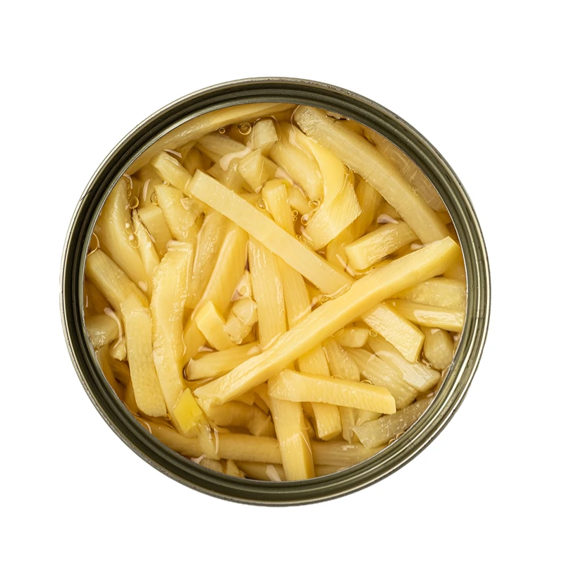 2023 new season canned bamboo shoots strips in water