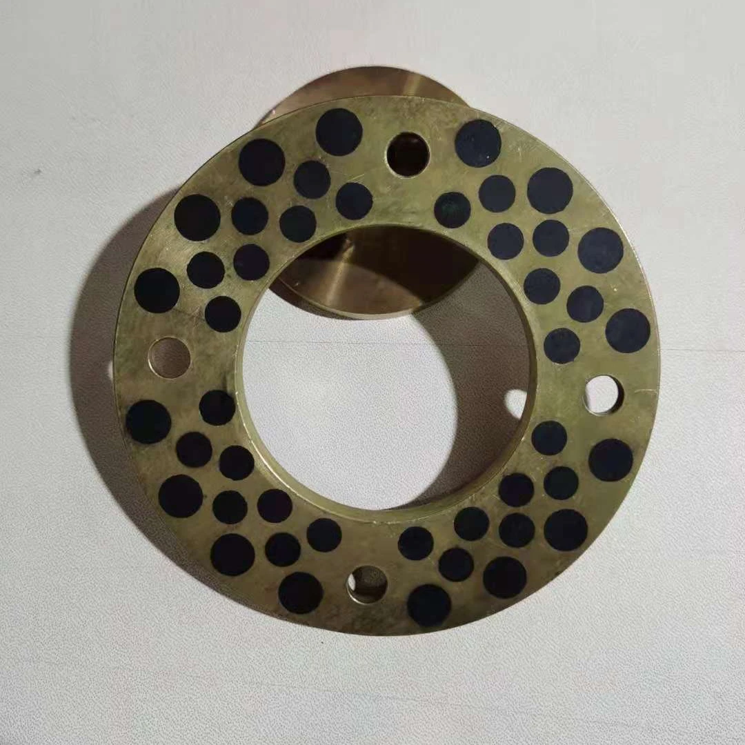 Медная шайба с автоматической смазкой плоская круглая медная прокладка встроенный графит по низкой