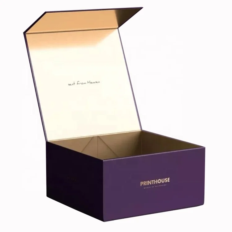 Custom size luxury folding gift box cardboard rigid hardbox magnetbox matt magnetic box packaging with logo