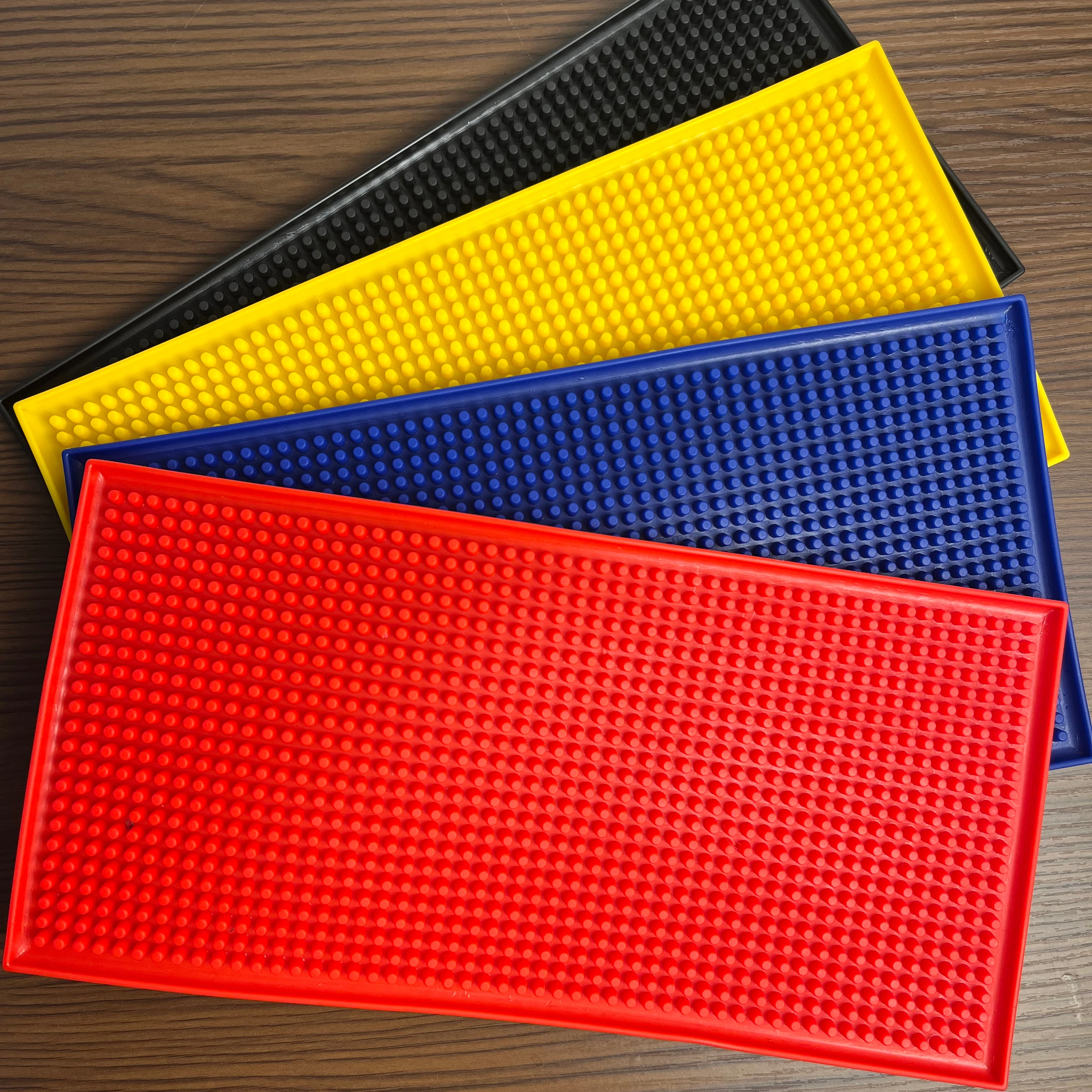 Hot Selling  Coffee & Bar 30*15 cm  PVC Bar Mat Anti-slip Drip Coffee Mat for  Bar/Cafe