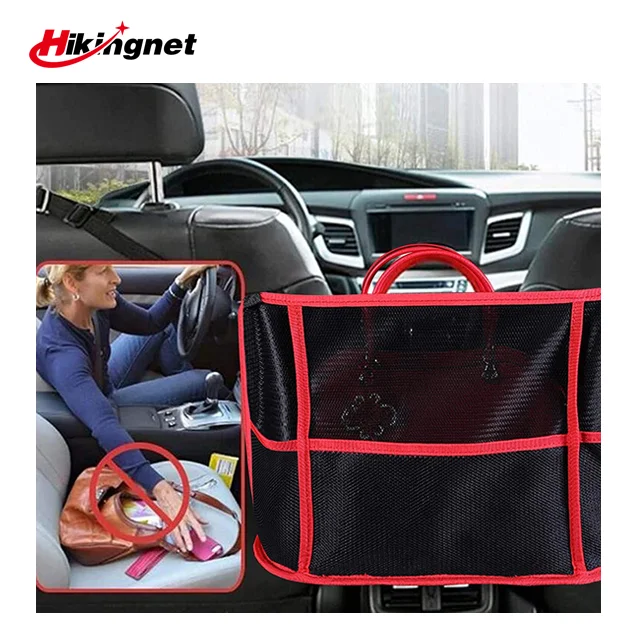 Новый модный недорогой автомобильный Органайзер с прочным дизайном, органайзер с сеткой для автомобиля