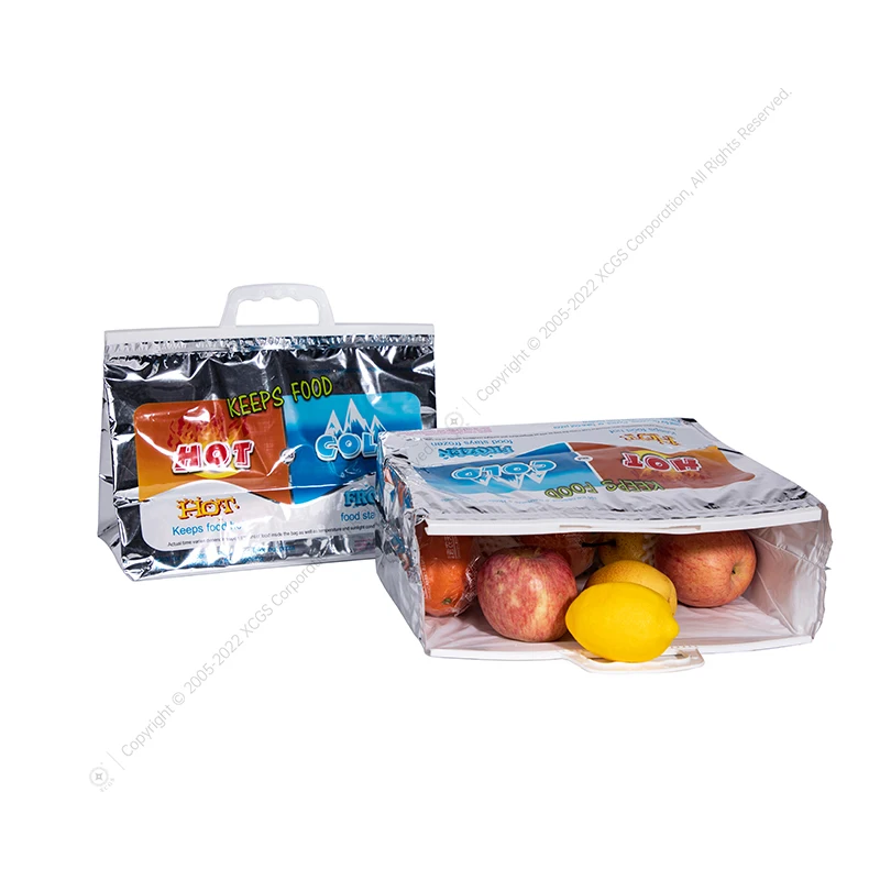 Hot Selling Thermal Bag Aluminium Foil Insulation EPE Foam LDPE Keep Hot and Cold Thermal Insulated Bag Food Fresh Heavy Bag