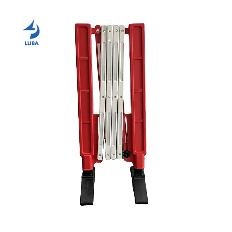 New Road Safety Portable Expanding Security Barricade Portable Guardrail PE Retractable Traffic Fence