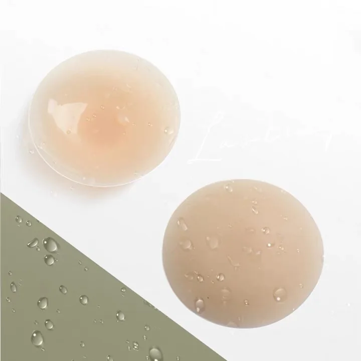 Женские наклеенные накладки на соски 6 видов цветов матовые силиконовые наклейки для платьев с открытой спиной