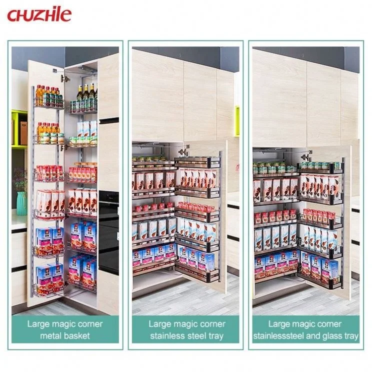 ChuZhiLe functional hardware series 2021 new Pantry launch unit linkage slide basket