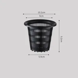 factory  Net Cups Slotted Mesh Wide Lip  Plant Net Pot Bucket Basket for hydroponic planter pot