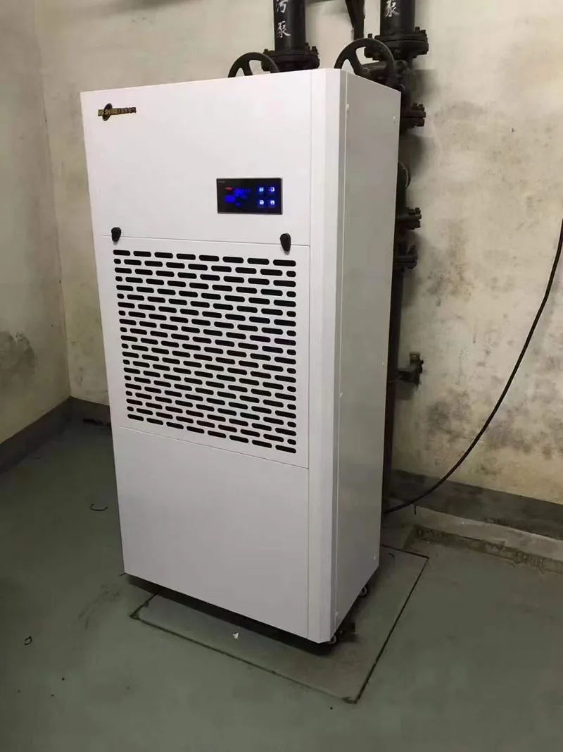 Ecofriendly 500 Pint Industrial Dehumidifier in Greenhouse 10kg With Casters