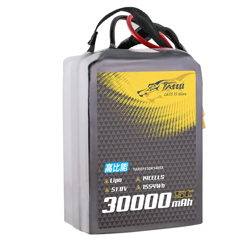 TATTU NCM 811 полутвердый 27000 мАч/30000 мАч 6S 14S Lipo аккумулятор для доставки полезной нагрузки дрона