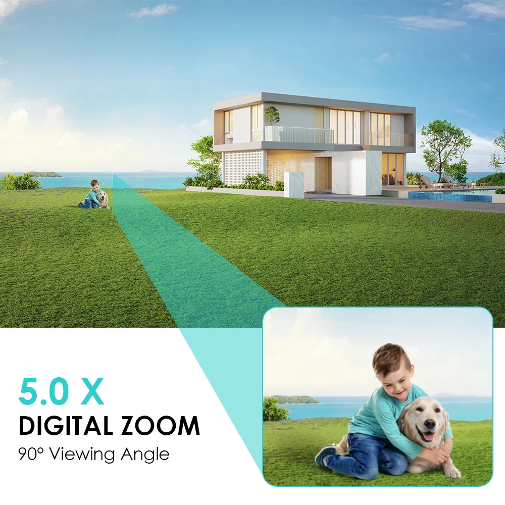 5MP Wireless IP Camera 3MP 5X Zoom Outdoor waterproof WIFI PTZ Speed Dome Camera HD 1080P 2MP AI Auto Tracking CCTV Camera