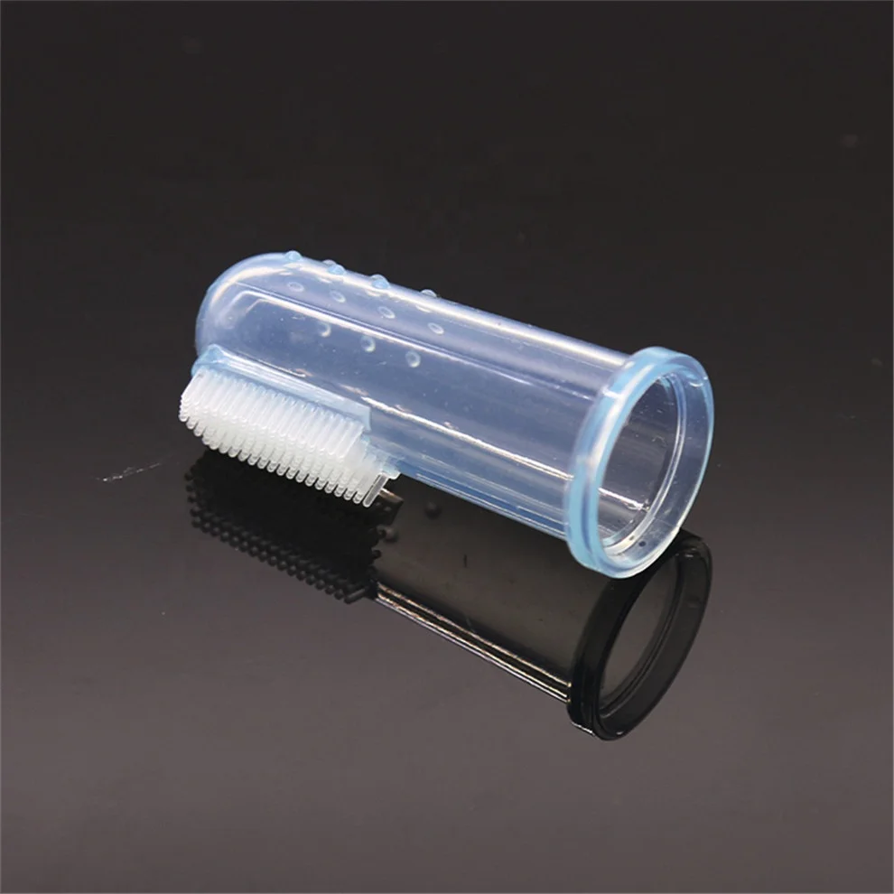 Индивидуальная Силиконовая зубная щетка в форме пальца, Силиконовая зубная щетка для детей