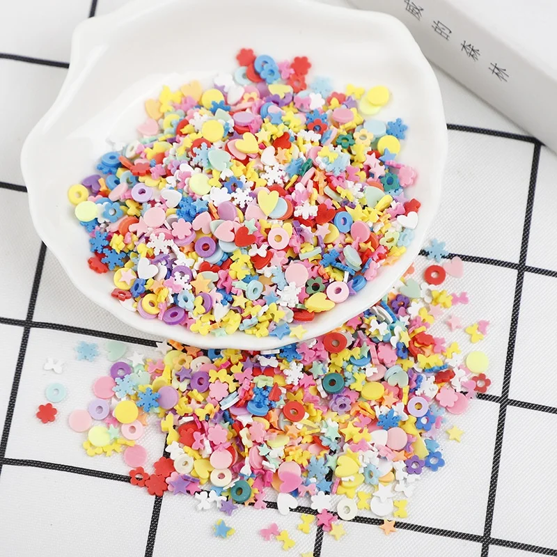 3d  Geometric Shape Slices Polymer Clay For Diy Handmade Crafts Strawberry Nail Slices Stickers