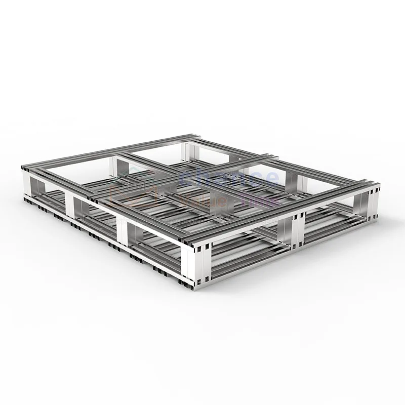 2024 Hot Selling Industrial Metal Aluminum Pallets Suppliers Recyclable Lightweight and Convenient Aluminium Pallet For Sale