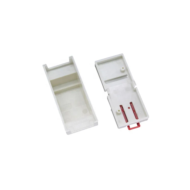 Electronic plastic enclosure din rail box enclosure for terminal block housing