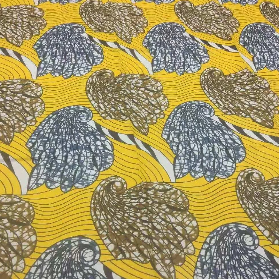 21S 100% Cotton java african fabrics printed fabrics african wax print for garment