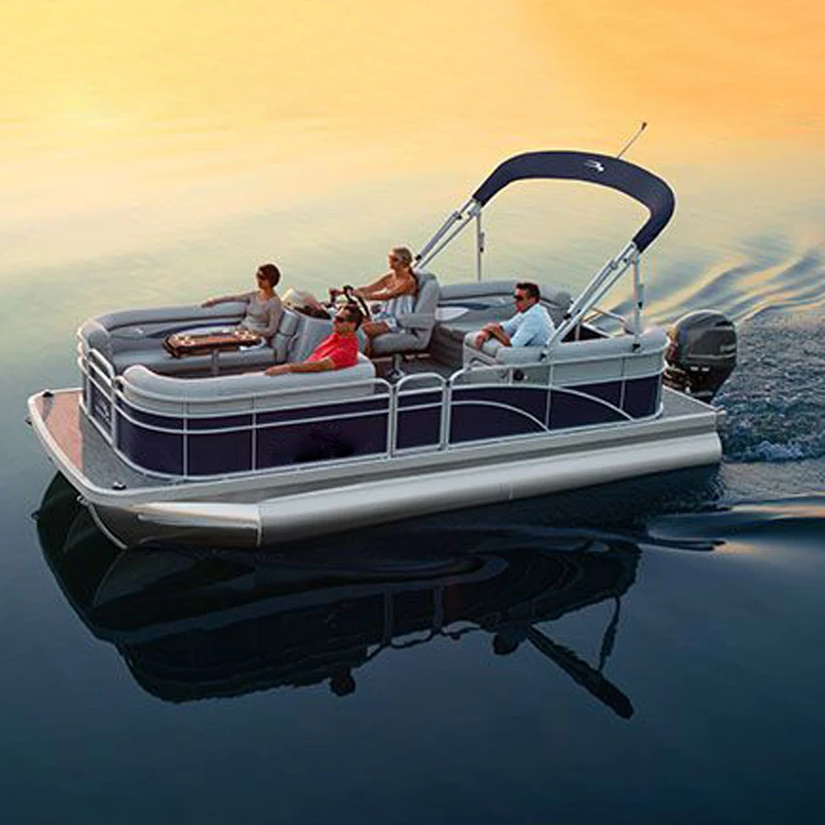 16ft Hull Aluminium Pontoon Boats for Water Entertainment For Sale