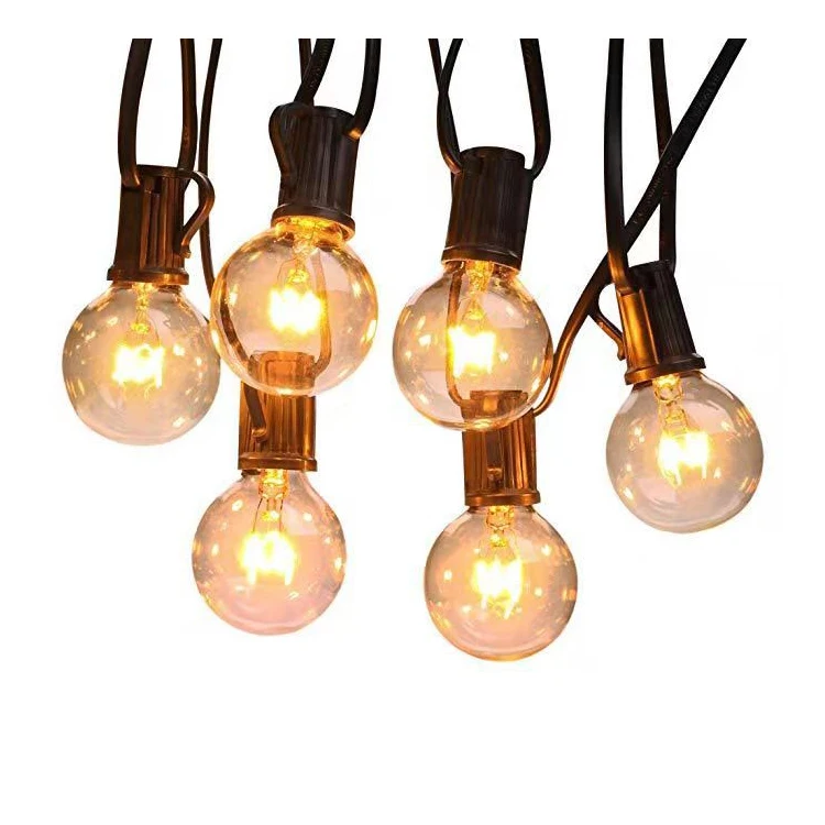 HQ G40 25Lt гирлянда для семейного фестиваля, украшения дома, персонализированные рождественские гирлянды для сада, светодиодные