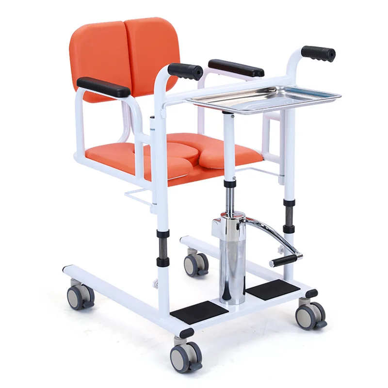High quality hydraulic mobile machine multifunctional patient transfer elevator hydraulic chair