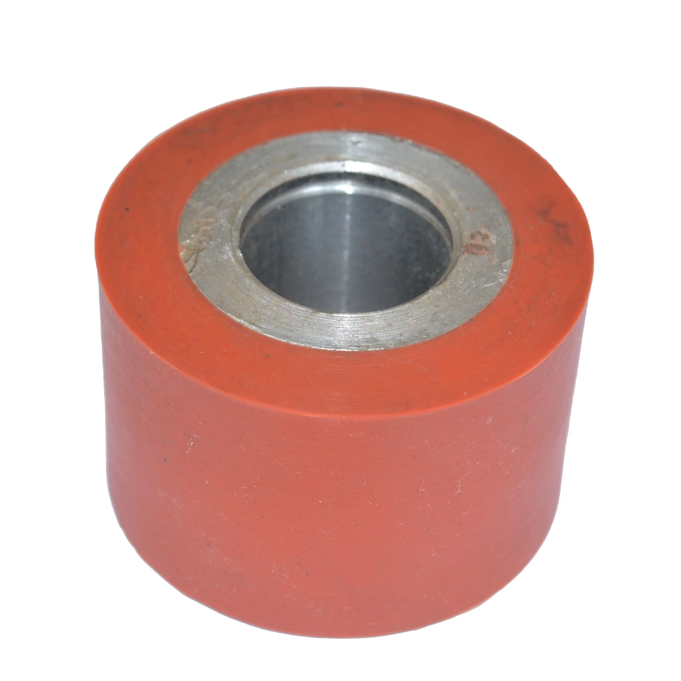 OEM Customize color vulcanized silicone coated rubber conveyor rollers