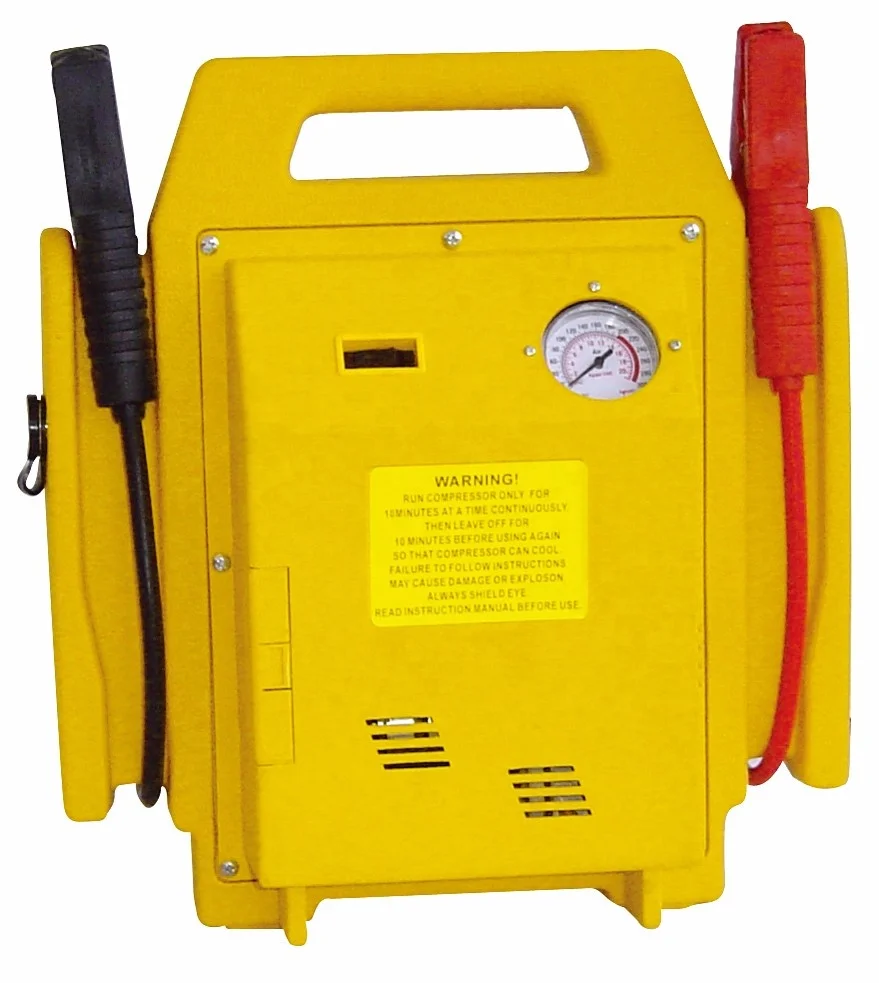 4in1 jump start air compressor lead acid battery booter power station 12V car jump starter