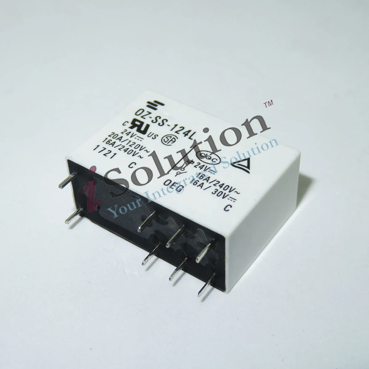 Power Relay  OZ-SS-124L General Purpose Relay SPDT (1 Form C) 24VDC 16A