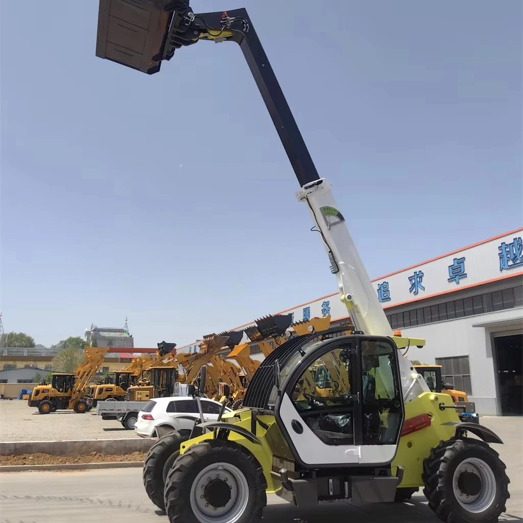 SOVOL Mini Agricultural Telehandler 4WD 3.5ton 4ton 5ton  Telescopic Boom Loader Compact Telehandler With Attachment