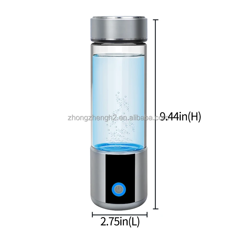 Portable Smart Rechargeable PEM SPE Hydrogen Water Bottle Generator Hydrogen Water Bottle Generator