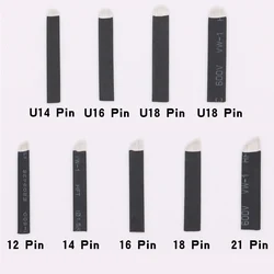Nano Blades Lamina Microblading Needles 0.18mm Permanent Makeup Tattoo Needle 7 9 12 14 18 Flex for Manual Eyebrow Pen