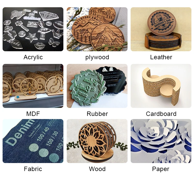 Automatic laser head co2 cutter machine rotary axis laser engraving machine for non metal