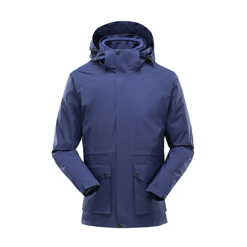 New outdoor assault suit 3-in-1/2-piece male detachable thickened thermal assault suit male