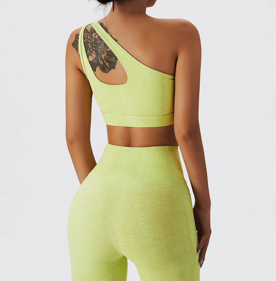 Women Compression Quick Dry Stretchy Soft Training Leggings and Bra Set