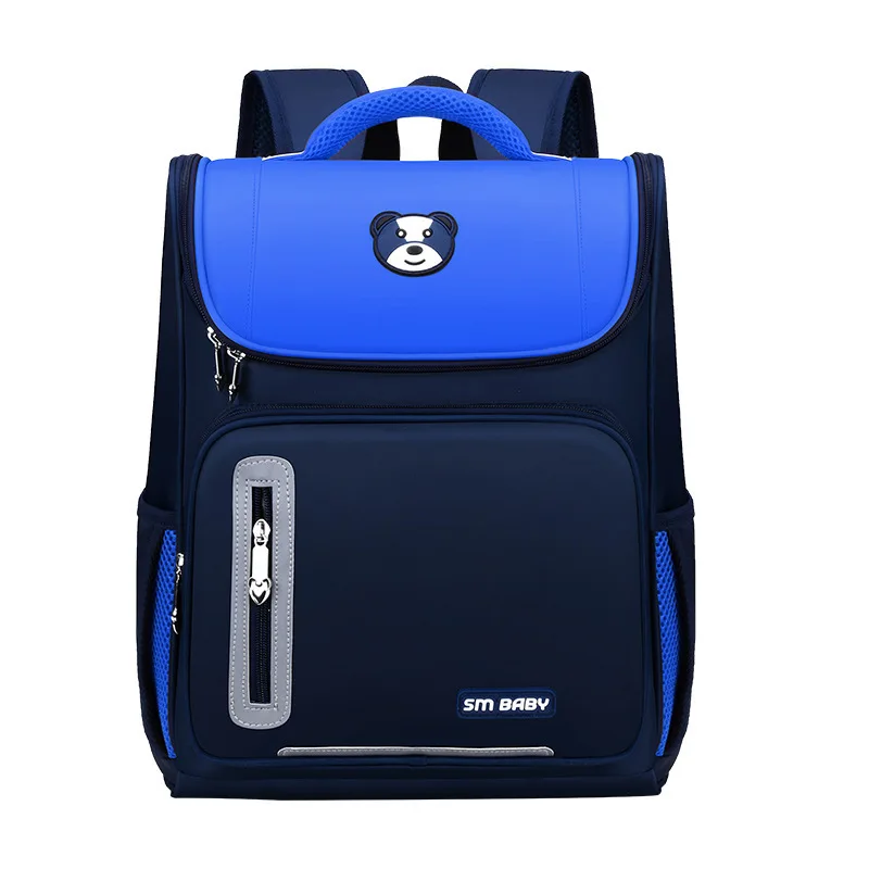 Elementary school bag Ridge protection for boys and girls logo reflective Elementary School Children backpack for teenager