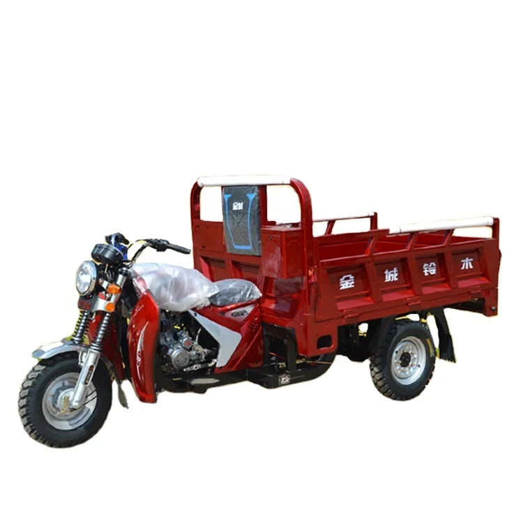 Бензиновый трицикл 200CC бензиновый дизельный грузовой трехколесный мотоцикл для продажи