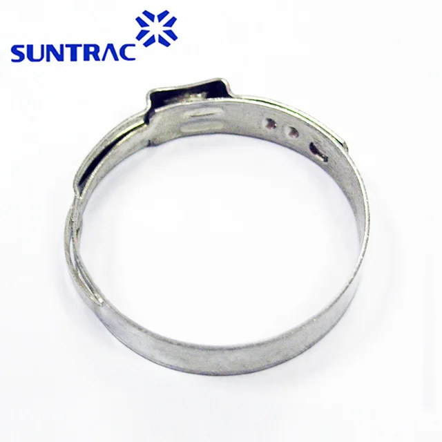 Stainless steel hose clamp with single ear taiwan hose clamp abrazadera