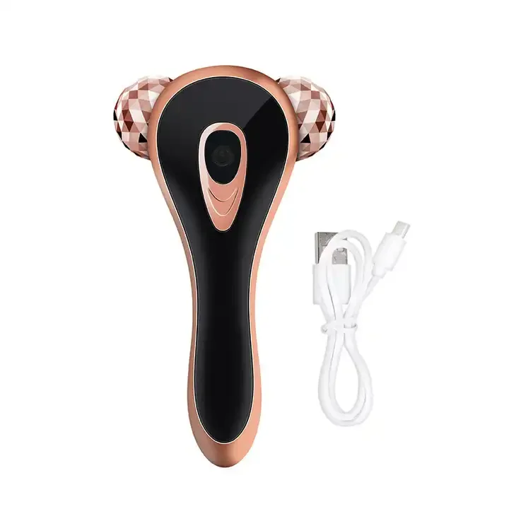 3D Electric Facial Massage Roller V Shape Vibration Face Lifting  Anti  Body Slimming Machine Skin Care Tool