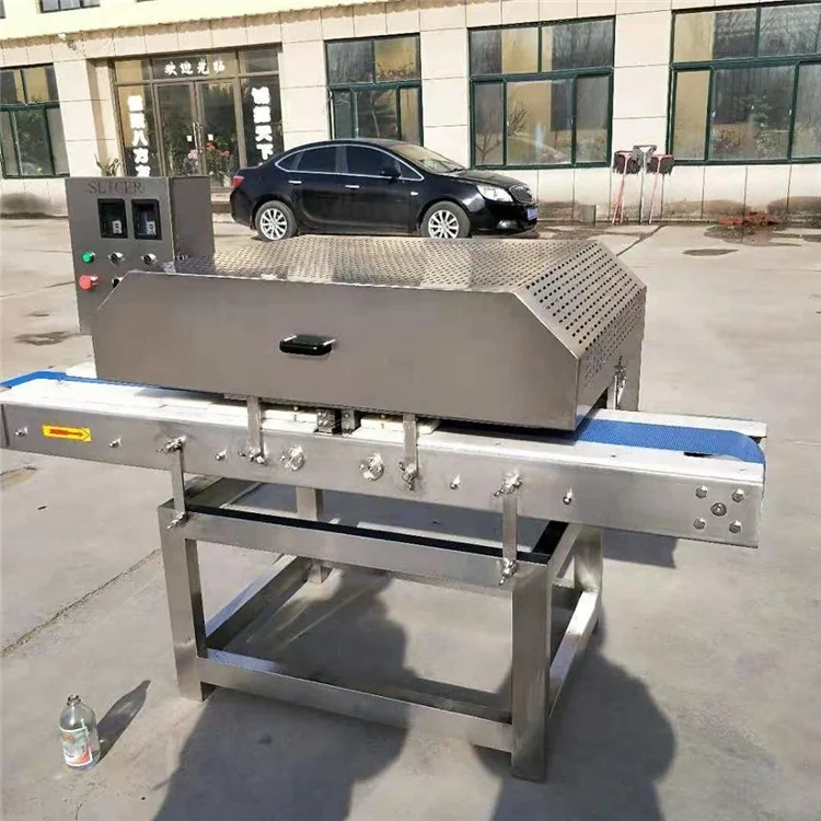 Коммерческая свежая копченая ломтерезка лосося рыбы курицы груди