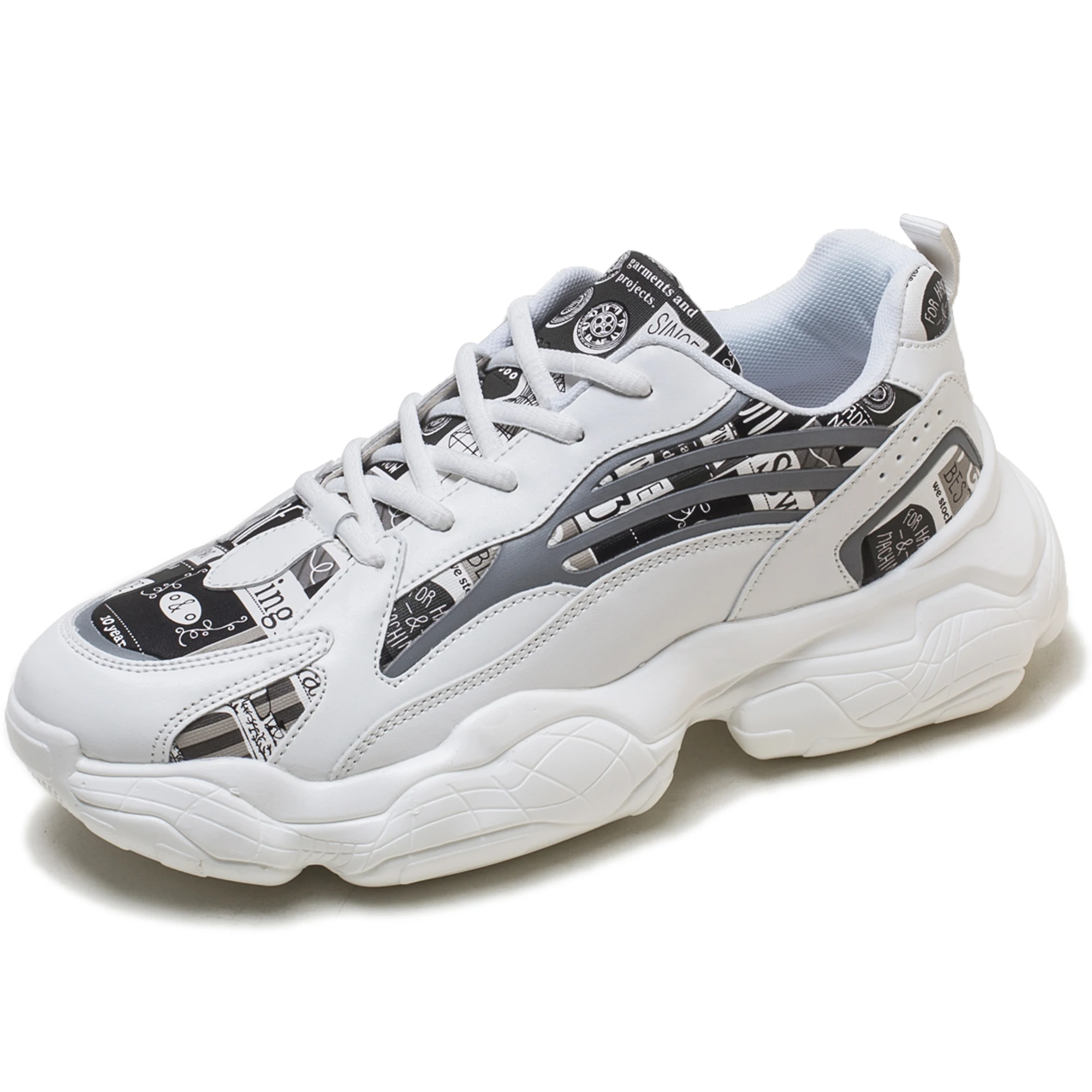 Korean version of platform sports shoes