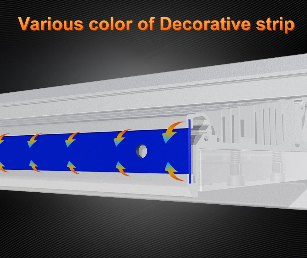 
152LM/W Industrial Price 200W LED linear high bay indoor waterproof LED linear high bay zigbee DALI Control 
