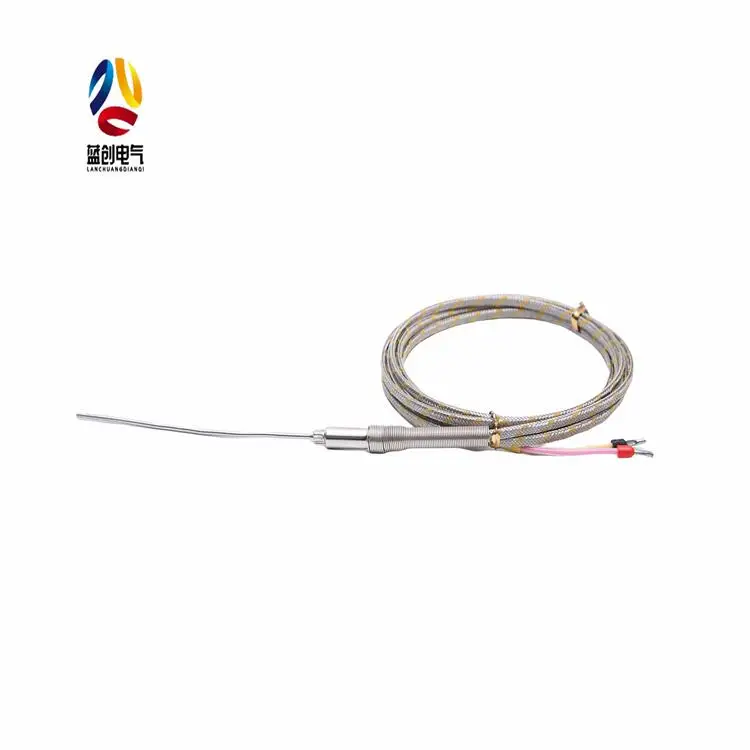 2372 Fahrenheit 1300 Degree High Temperature S Type Thermocouple Sensor for Ceramic Kiln Furnace
