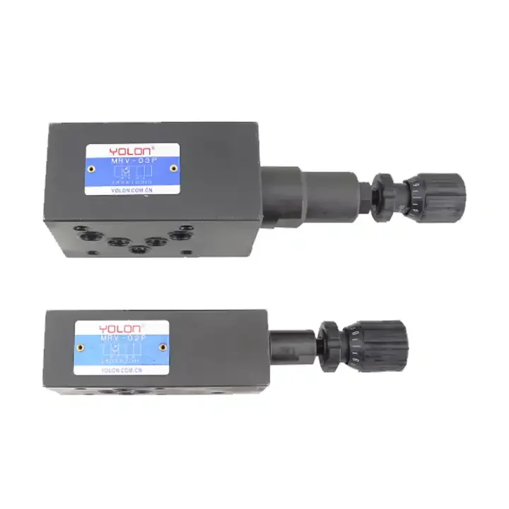 MRV-02/03 Hydraulic Directional Control Valves Solenoid Powered Adjustable Accessories