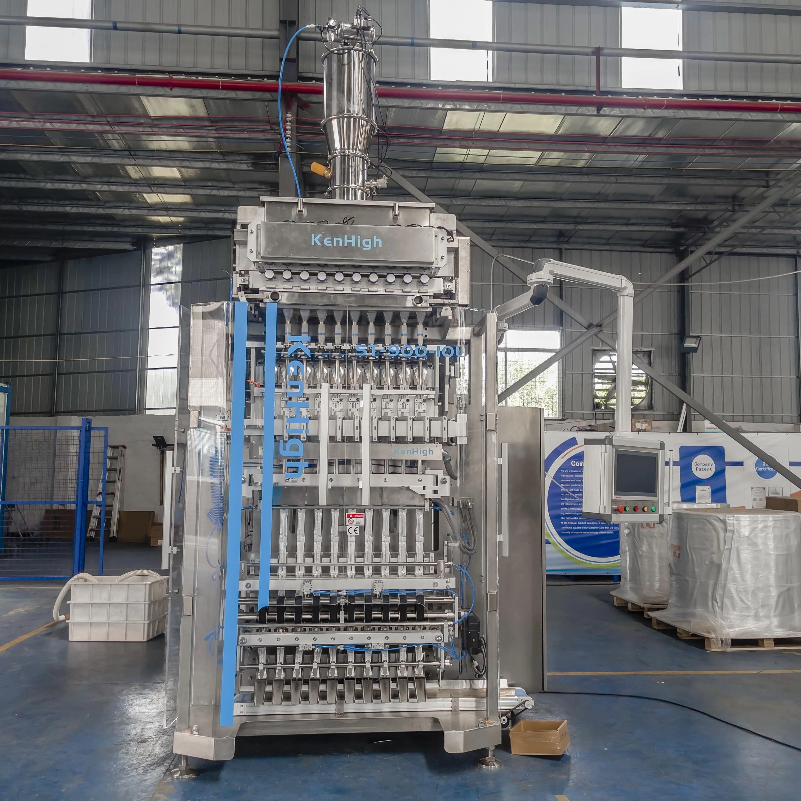 Servo Driven Automatic 6/8/10/12 Lane Granular Xylitol Yeast Stick High Speed Multi-lane Packaging Machine