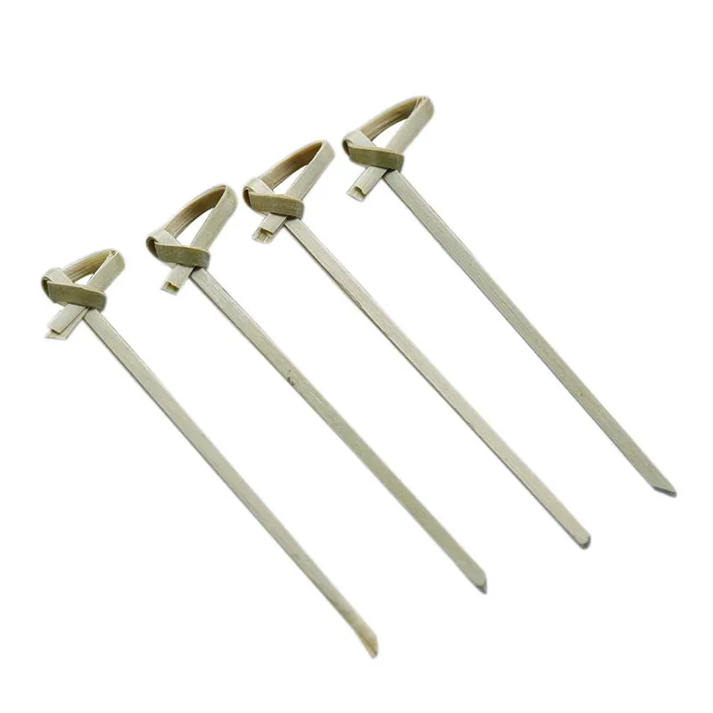 Mini Food Picks Decorative Bamboo Skewers Cocktail Drinks Skewer Toothpicks Burger Skewers