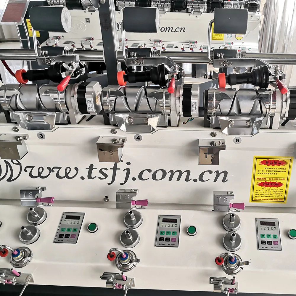 
high speed grooved drum filament bobbin winder / winding machine with feeding system 