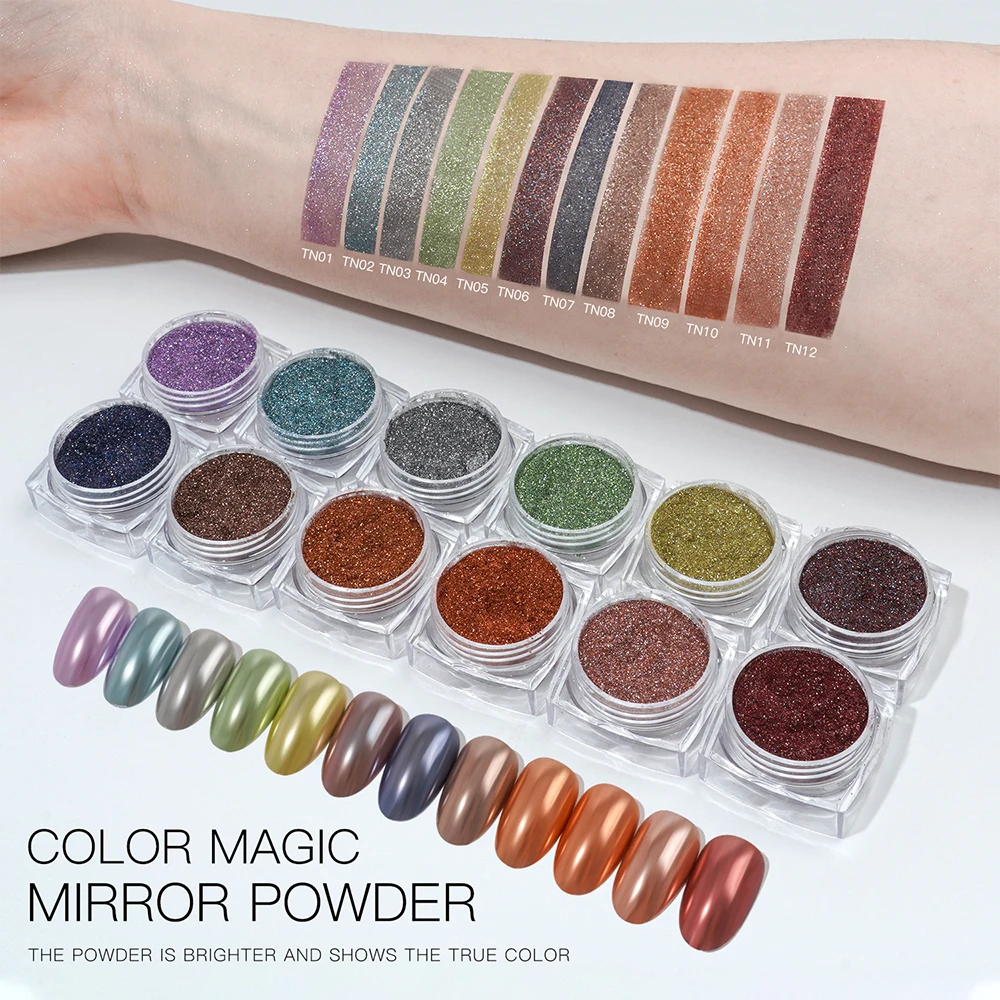 Feishi горячая Распродажа волшебный зеркальный хромовый пигмент жемчужный Пигментный Порошок для