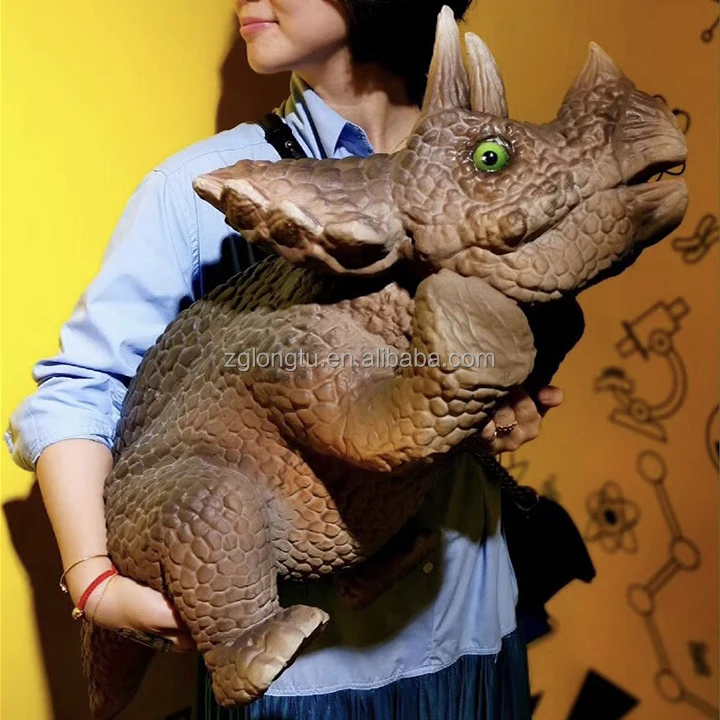 Life Size Animatronic Realistic Dinosaur Puppet For Children Party