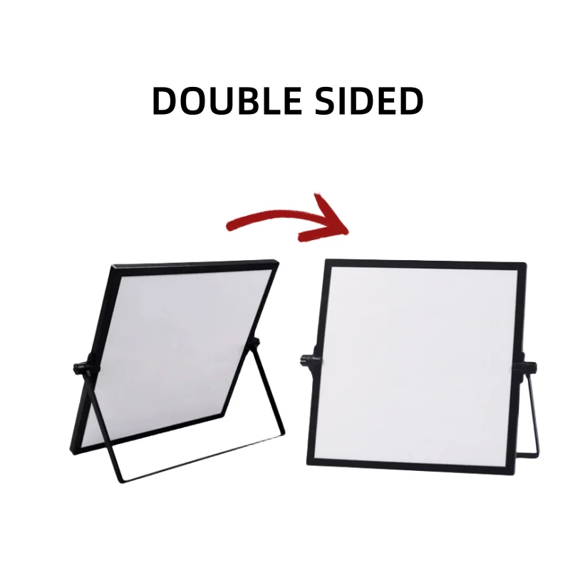 Double-sided Small Folding White Board Magnetic Desktop Whiteboard with Stand