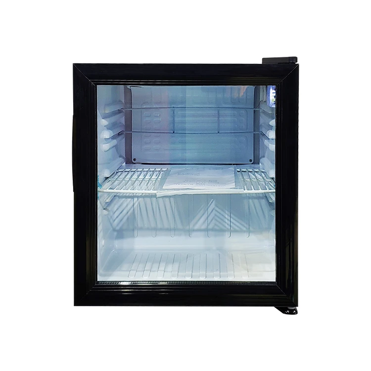 Meisda SC52 52L Upright Mini Refrigerator Single-Temperature Juice Cooling Glass Fridge with Compressor