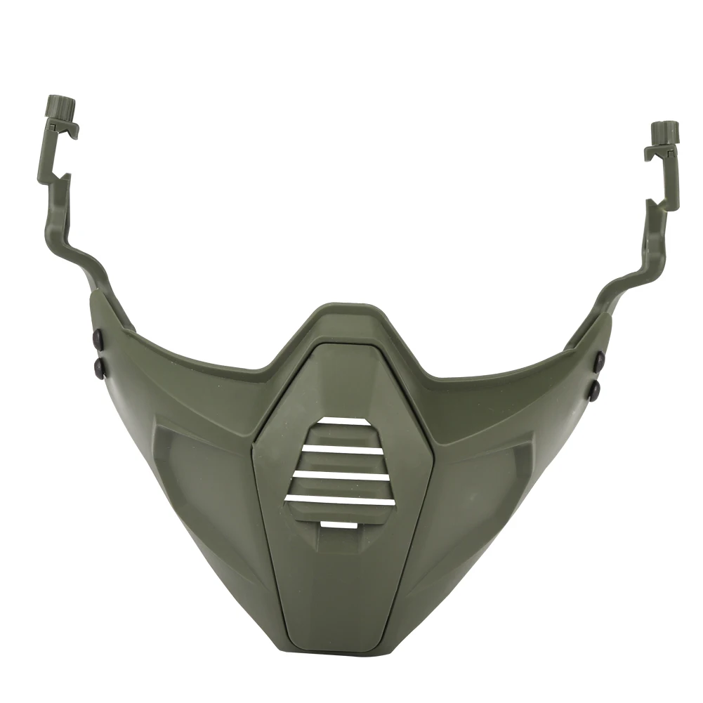 Universal Premium Hunting Outdoor Activities Safety Half Face Tactical Mask Custom Guard Adjustable CS Game Safety face mask