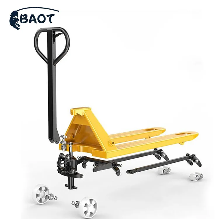 BAOT Factory supply 2.5 ton hydraulic manual trolley cheap forklift jack hand pallet truck