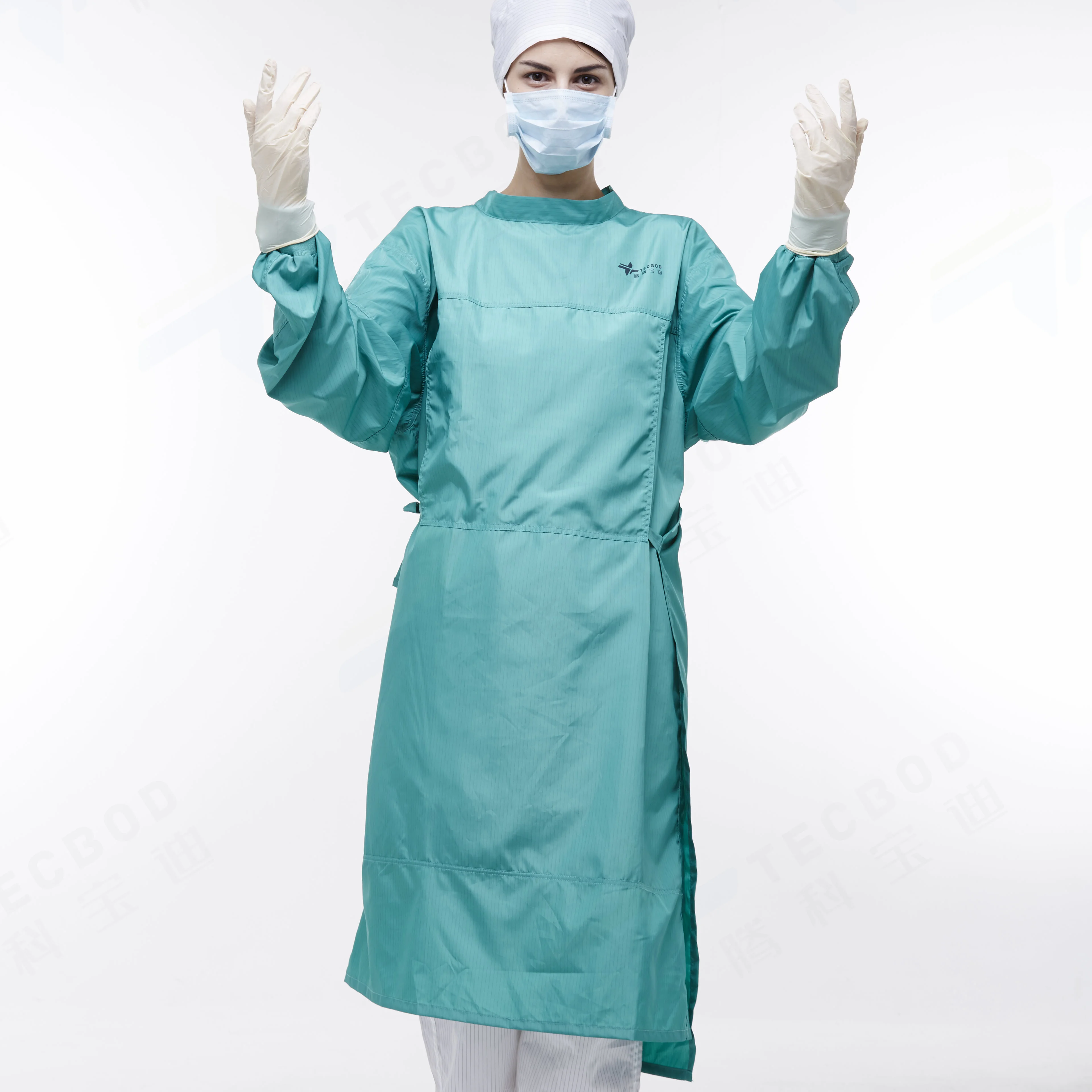 Customized Hospital Uniforms EN13795 Standard Reusable Surgical Gown